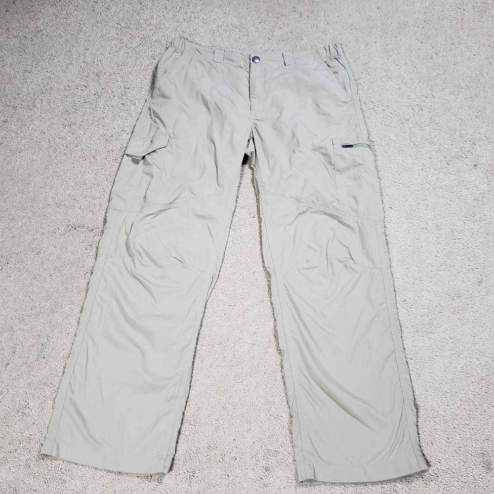 Columbia‎ Pants Men 36x30 Silver Ridge Cargo Ripstop Nylon Double Knee Outdoor